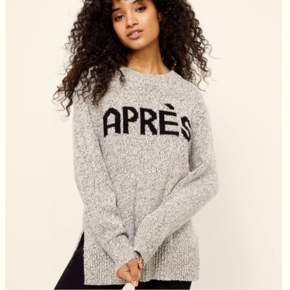 Lou & Grey for Loft Gray Après Sweater - Picture 1 of 5